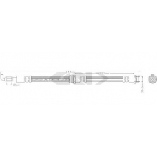 39987 SPIDAN Тормозной шланг