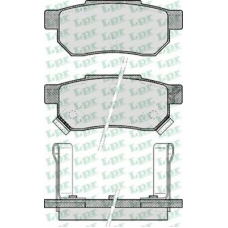 05P506 LPR Комплект тормозных колодок, дисковый тормоз