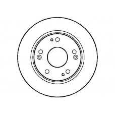 NBD1337 NATIONAL Тормозной диск