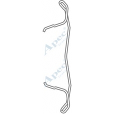 KIT510 APEC Комплектующие, тормозные колодки