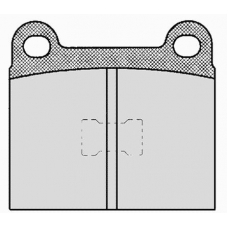 111.0 RAICAM Комплект тормозных колодок, дисковый тормоз