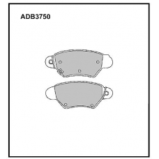 ADB3750 Allied Nippon Тормозные колодки