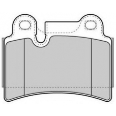 FBP-1709 FREMAX Комплект тормозных колодок, дисковый тормоз