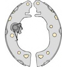 K640921 MGA Комплект тормозов, барабанный тормозной механизм