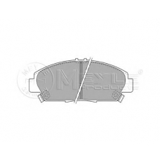 025 218 7918/W MEYLE Комплект тормозных колодок, дисковый тормоз