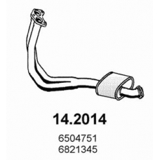 14.2014 ASSO Предглушитель выхлопных газов