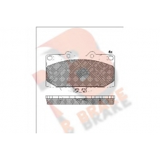 RB1733-203 R BRAKE Комплект тормозных колодок, дисковый тормоз