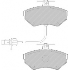 FDB1451 FERODO Комплект тормозных колодок, дисковый тормоз