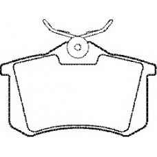 BP456 QH Benelux Комплект тормозных колодок, дисковый тормоз