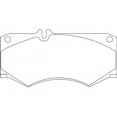 WBP29784A WAGNER LOCKHEED Комплект тормозных колодок, дисковый тормоз