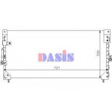 212960N AKS DASIS Конденсатор, кондиционер