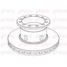 NCA1020.20 REMSA Тормозной диск