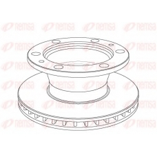 NCA1023.20 KAWE Тормозной диск