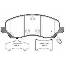 BPA0804.31 OPEN PARTS Комплект тормозных колодок, дисковый тормоз
