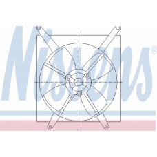 85496 NISSENS Вентилятор, охлаждение двигателя