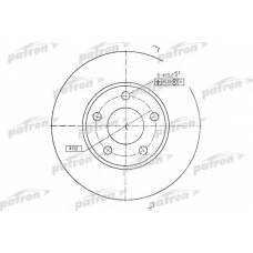 PBD2626 PATRON Тормозной диск