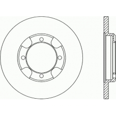 BDR1347.10 OPEN PARTS Тормозной диск