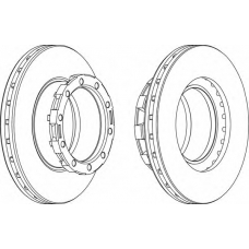 FCR168A FERODO Тормозной диск
