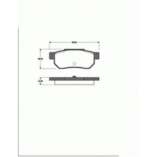 1501222608 S.b.s. Комплект тормозных колодок, дисковый тормоз