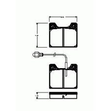 2013.02 ROADHOUSE Комплект тормозных колодок, дисковый тормоз