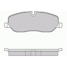 12-1206 E.T.F. Комплект тормозных колодок, дисковый тормоз