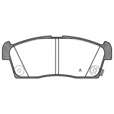 BPA1199.02 OPEN PARTS Комплект тормозных колодок, дисковый тормоз