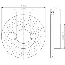 92165205 TEXTAR Тормозной диск