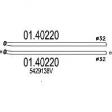 01.40220 MTS Труба выхлопного газа