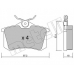 22-0100-2 METELLI Комплект тормозных колодок, дисковый тормоз