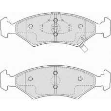 FDB1607 FERODO Комплект тормозных колодок, дисковый тормоз