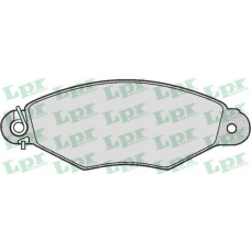05P662 LPR Комплект тормозных колодок, дисковый тормоз