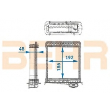 9101371 BEHR Heater core