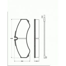 1501223358 S.b.s. Комплект тормозных колодок, дисковый тормоз