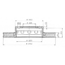 BDC3908 QUINTON HAZELL Тормозной диск
