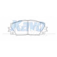 BP-9112 KAVO PARTS Комплект тормозных колодок, дисковый тормоз