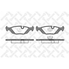 166 000-SX STELLOX Комплект тормозных колодок, дисковый тормоз