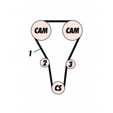 QBK496 QUINTON HAZELL Комплект ремня грм
