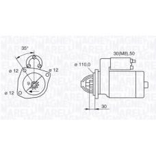 063522187030 MAGNETI MARELLI Стартер