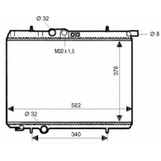 QER1968 QUINTON HAZELL Радиатор, охлаждение двигателя