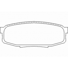 P 83 098 BREMBO Комплект тормозных колодок, дисковый тормоз