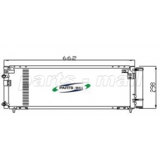 PXNCY-012 Parts mall Конденсатор, кондиционер
