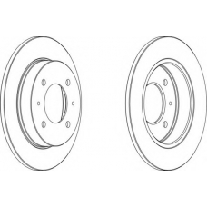 DDF1176 FERODO Тормозной диск