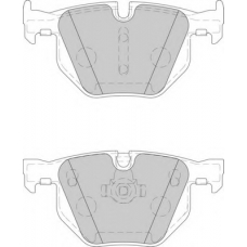 FD7163A NECTO Комплект тормозных колодок, дисковый тормоз
