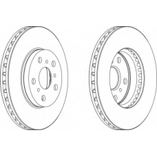 DDF466-1 FERODO Тормозной диск