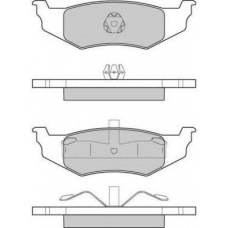 FBP-1728 FREMAX Комплект тормозных колодок, дисковый тормоз