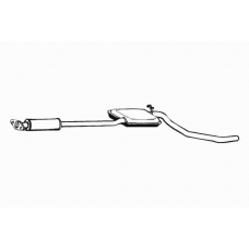 02608 WALKER Средний глушитель выхлопных газов