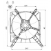 47523 NRF Вентилятор, охлаждение двигателя