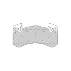 FDB4468 FERODO Комплект тормозных колодок, дисковый тормоз