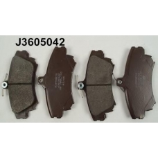 J3605042 NIPPARTS Комплект тормозных колодок, дисковый тормоз