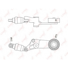 PT3044 LYNX Натяжитель с роликом / приводной